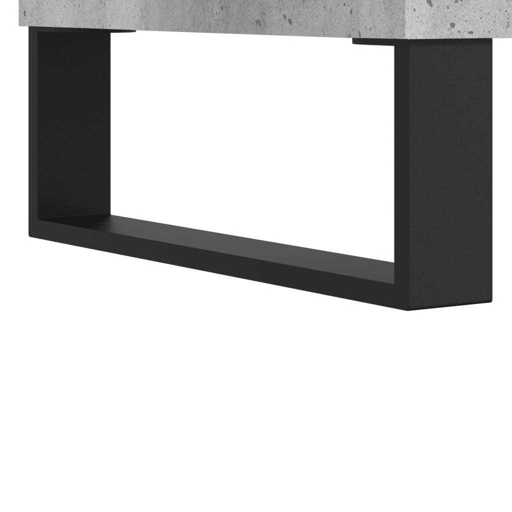 Sideboard Concrete Grey 34.5x32.5x90 cm Engineered Wood