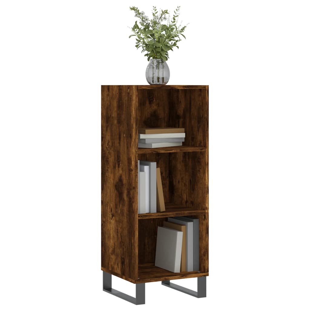 Sideboard Smoked Oak 34.5x32.5x90 cm Engineered Wood