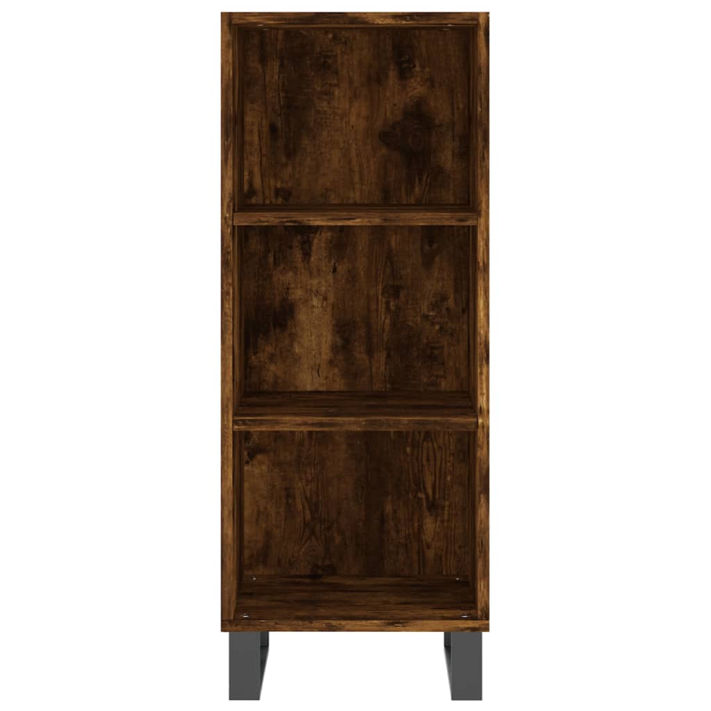 Sideboard Smoked Oak 34.5x32.5x90 cm Engineered Wood