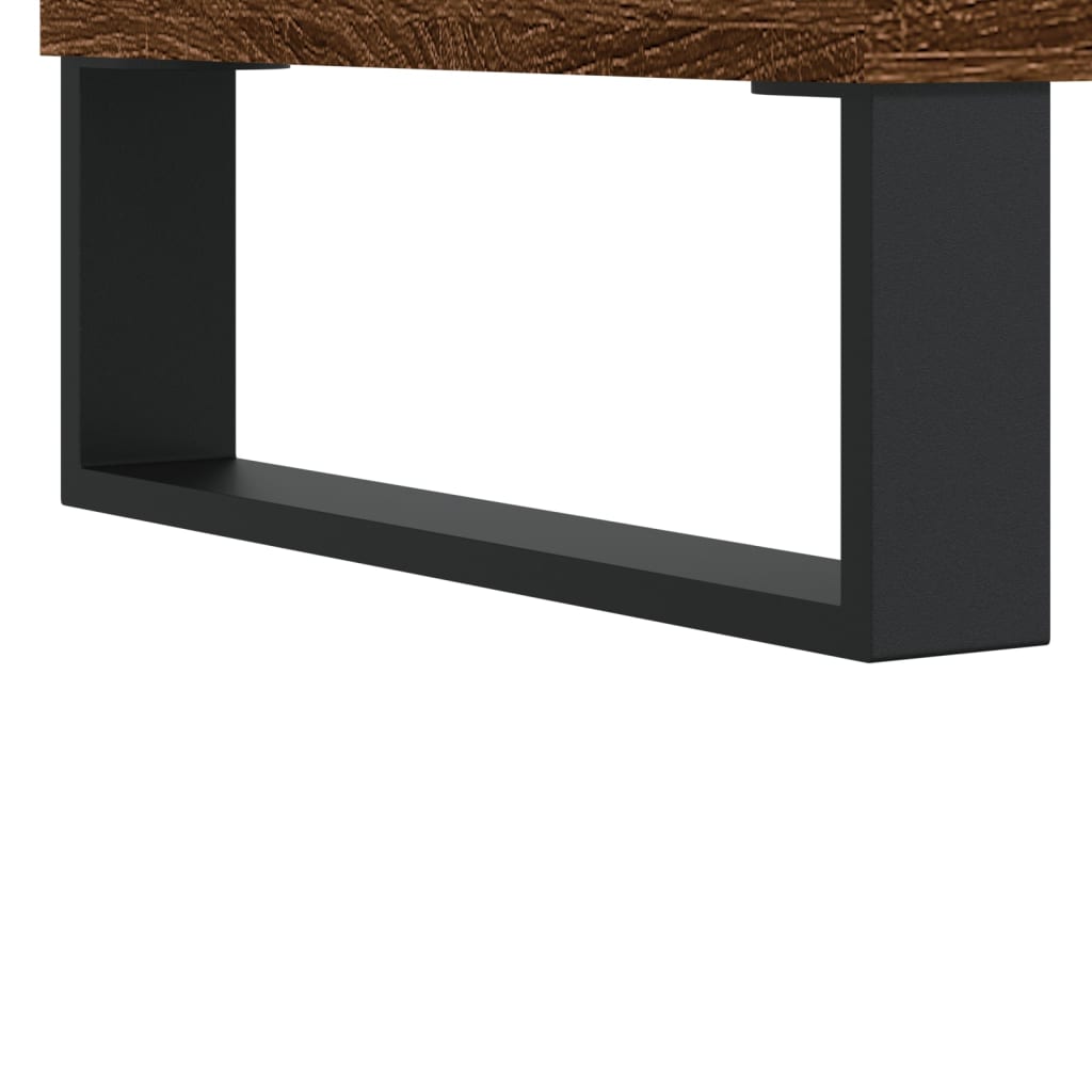 Sideboard Brown Oak 34.5x32.5x90 cm Engineered Wood