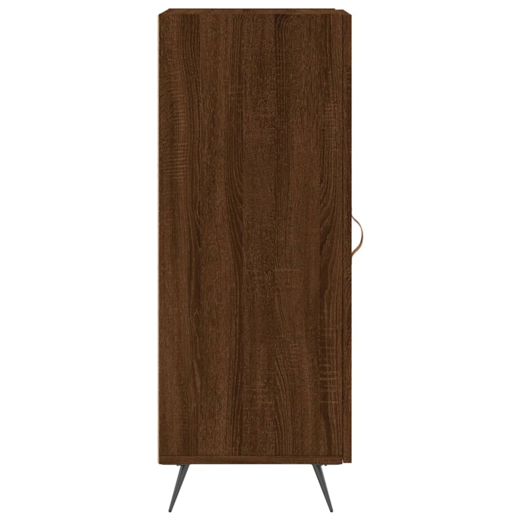 Sideboard Brown Oak 34.5x34x90 cm Engineered Wood