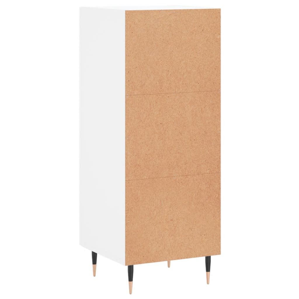 Sideboard White 34.5x34x90 cm Engineered Wood