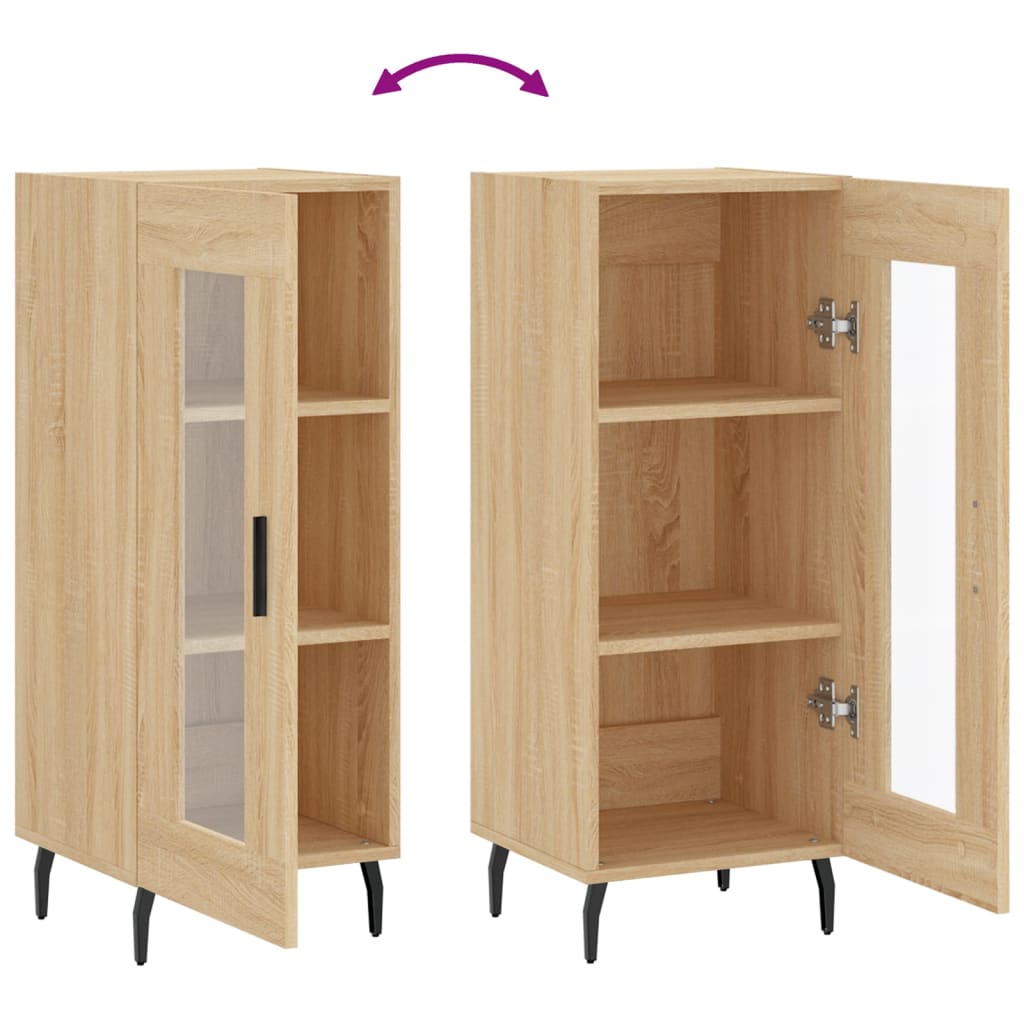 Sideboard Sonoma Oak 34.5x34x90 cm Engineered Wood