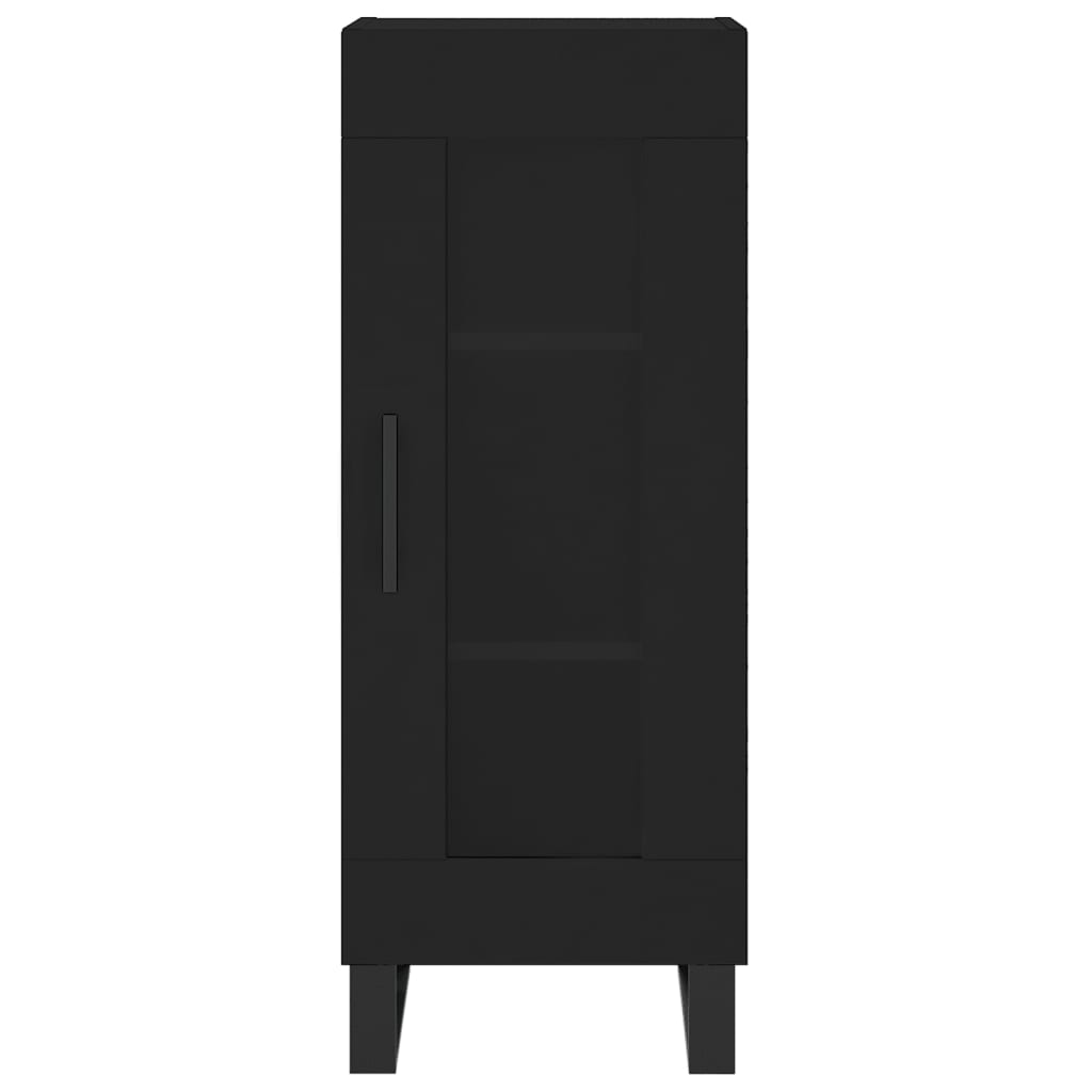 Sideboard Black 34.5x34x90 cm Engineered Wood