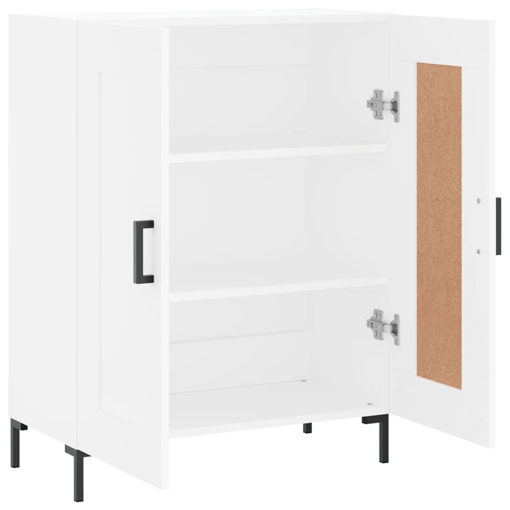Sideboard White 69.5x34x90 cm Engineered Wood