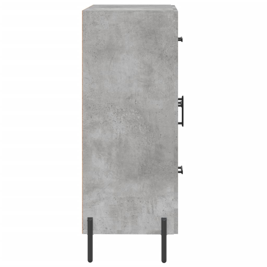 Sideboard Concrete Grey 69.5x34x90 cm Engineered Wood