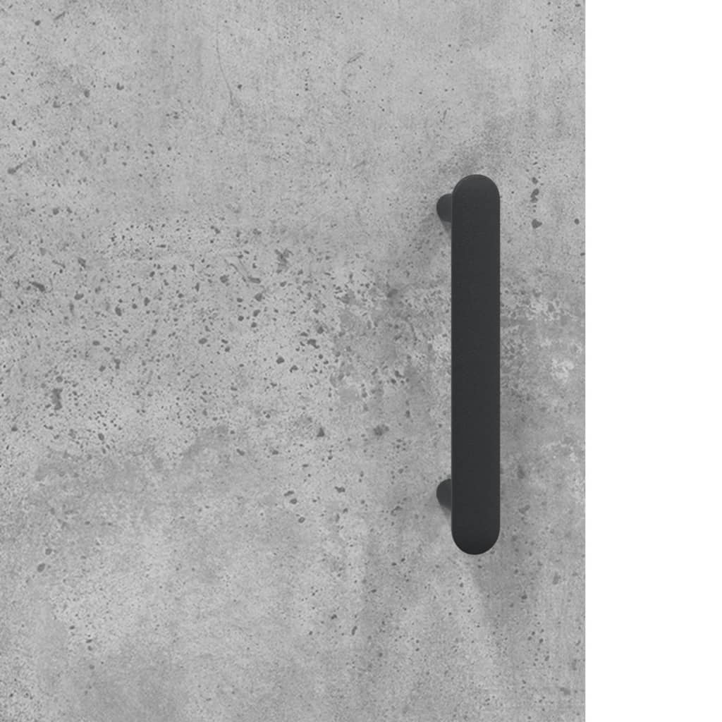 Sideboard Concrete Grey 69.5x34x90 cm Engineered Wood