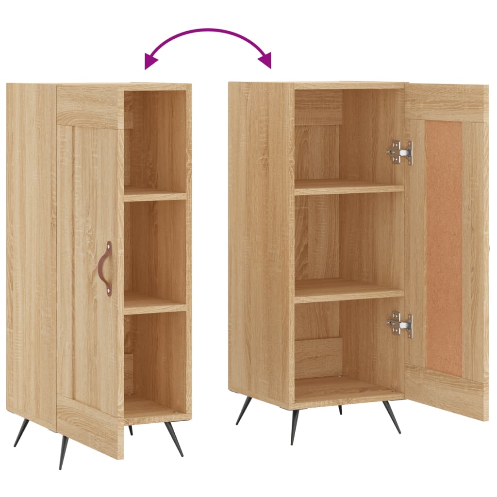 Sideboard Sonoma Oak 34.5x34x90 cm Engineered Wood