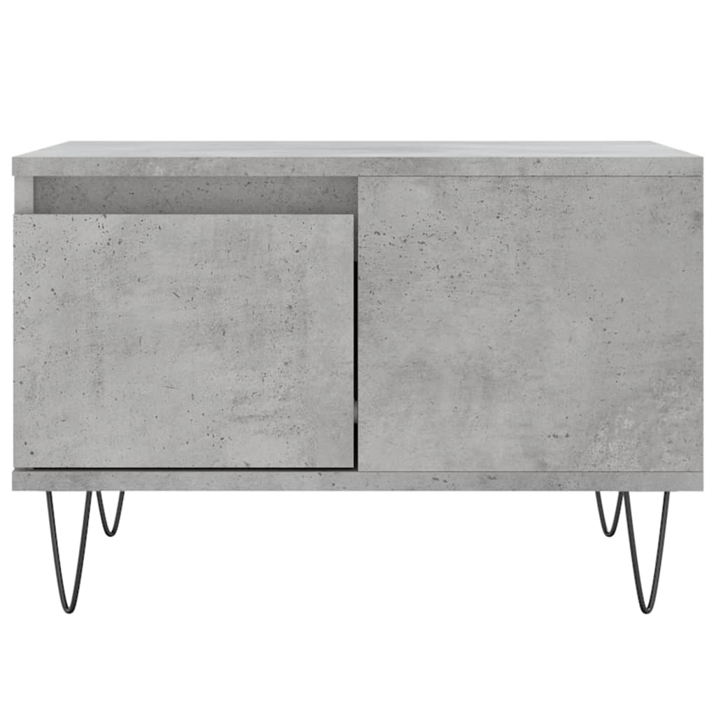 Coffee Table Concrete Grey 55x55x36.5 cm Engineered Wood