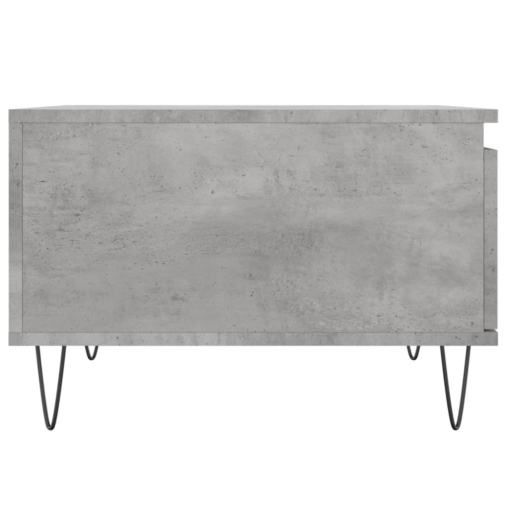 Coffee Table Concrete Grey 55x55x36.5 cm Engineered Wood
