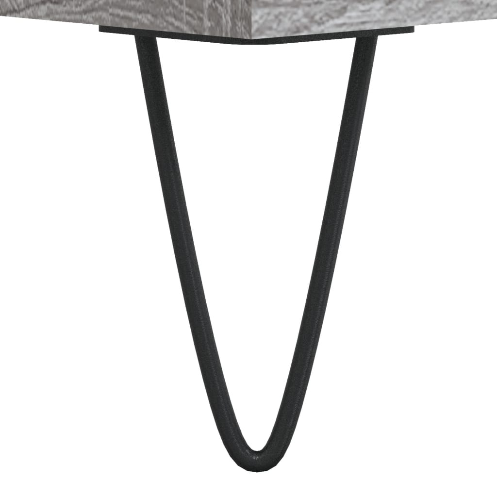 Coffee Table Grey Sonoma 55x55x36.5 cm Engineered Wood