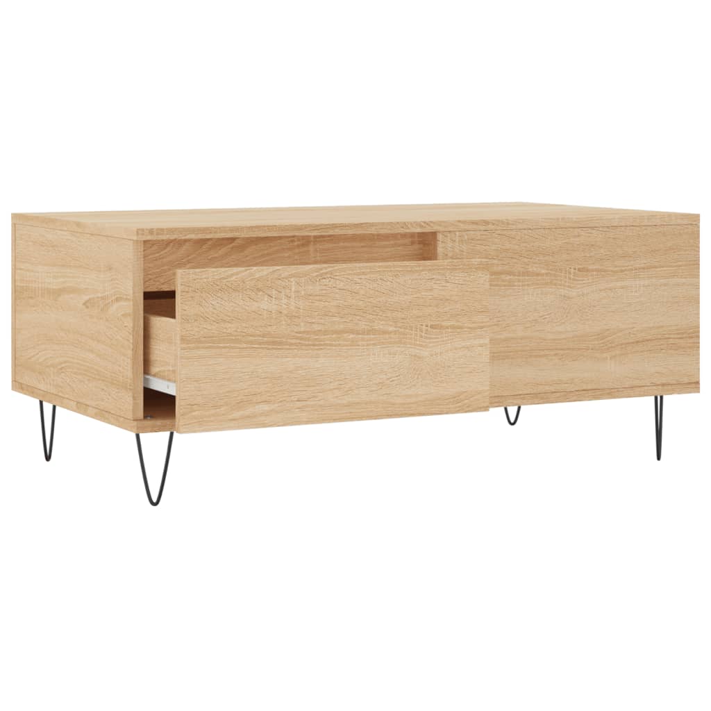 Coffee Table Sonoma Oak 90x50x36.5 cm Engineered Wood