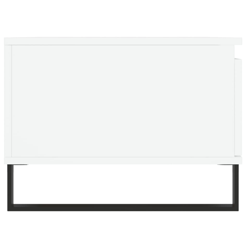 Coffee Table White 90x50x36.5 cm Engineered Wood