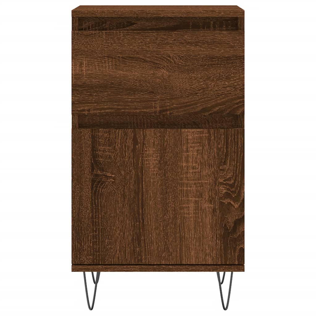 Sideboards 2 pcs Brown Oak 40x35x70 cm Engineered Wood