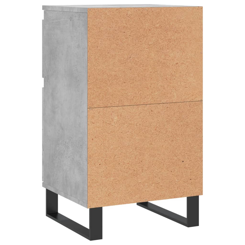 Sideboards 2 pcs Concrete Grey 40x35x70 cm Engineered Wood