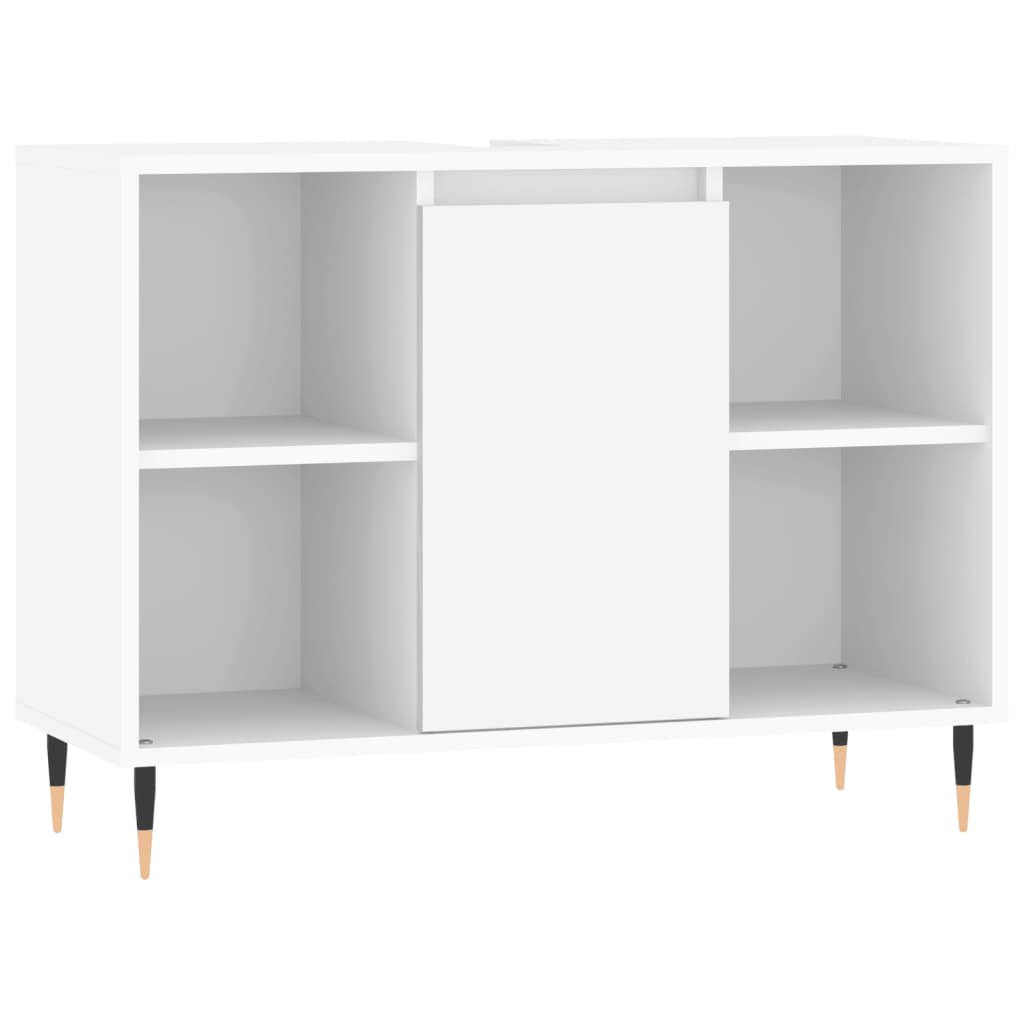 Bathroom Cabinet White 80x33x60 cm Engineered Wood