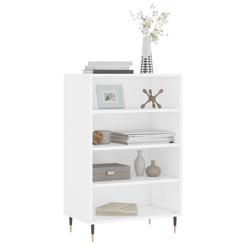 Highboard White 57x35x90 cm Engineered Wood