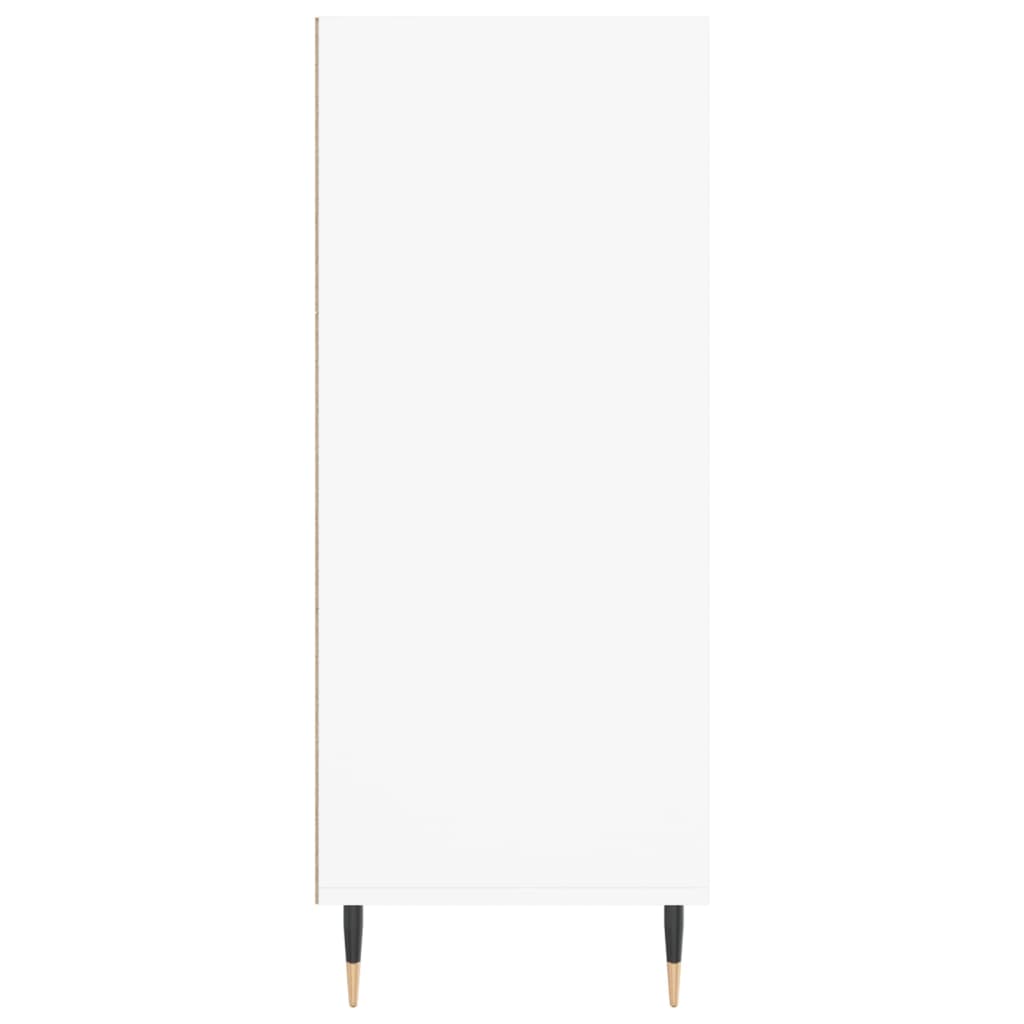 Highboard White 57x35x90 cm Engineered Wood