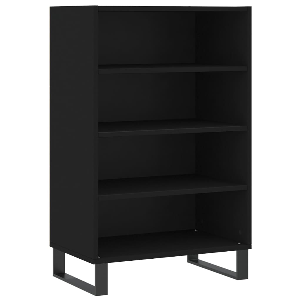 Highboard Black 57x35x90 cm Engineered Wood