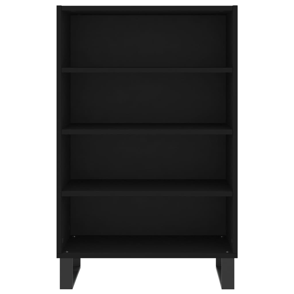 Highboard Black 57x35x90 cm Engineered Wood