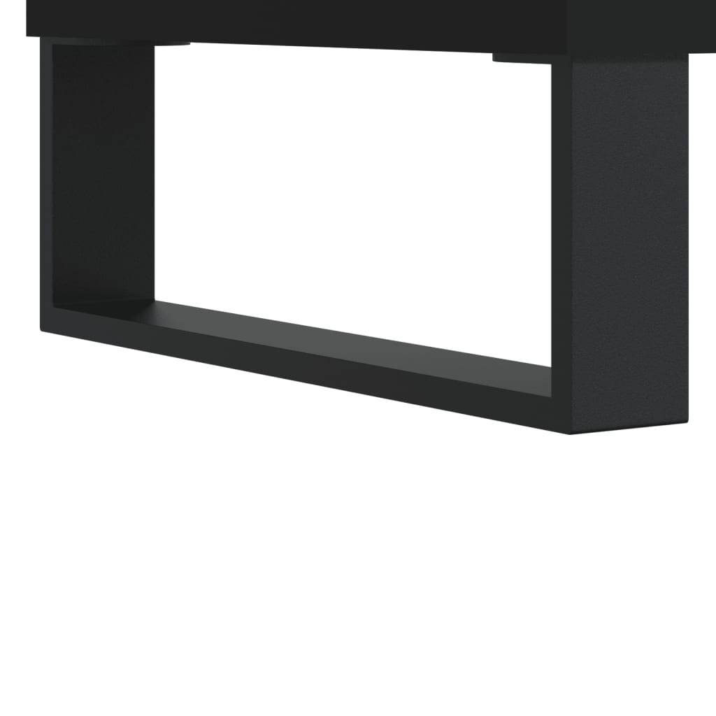 Highboard Black 57x35x90 cm Engineered Wood