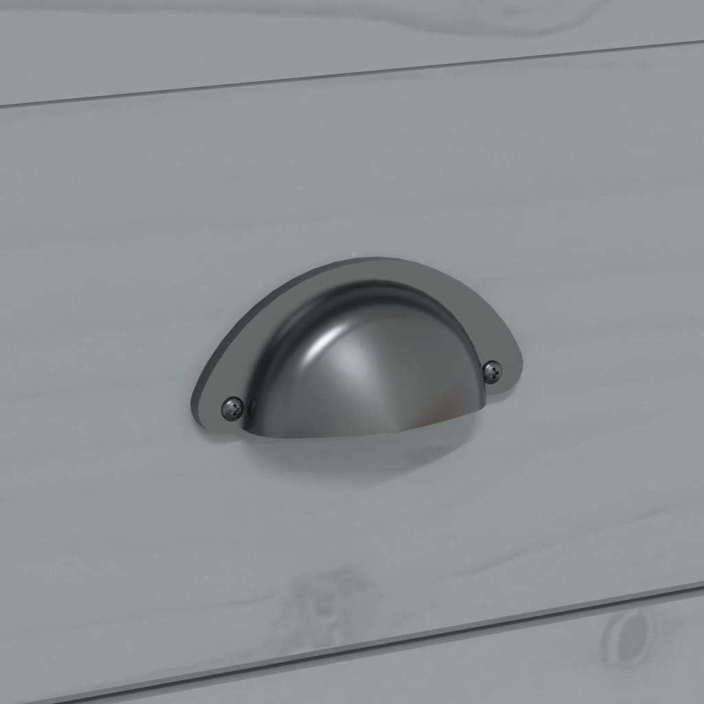 Coffee Table BODO Grey 100x55x45 cm Solid Wood Pine