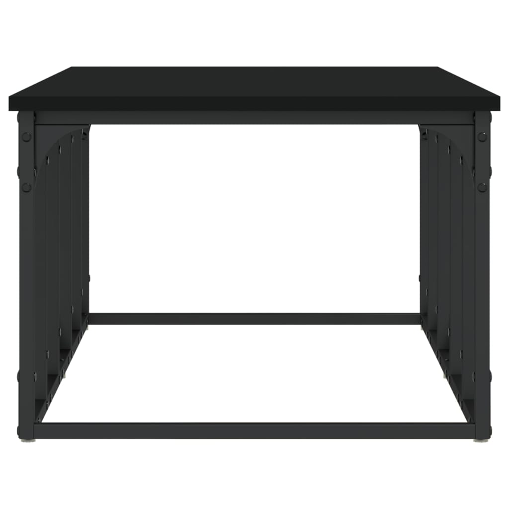 Coffee Table Black 100x50x35.5 cm Engineered Wood