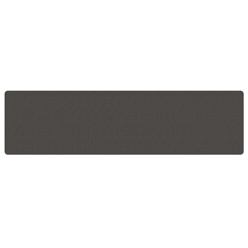 Carpet Runner Sisal Look Anthracite 80x300 cm