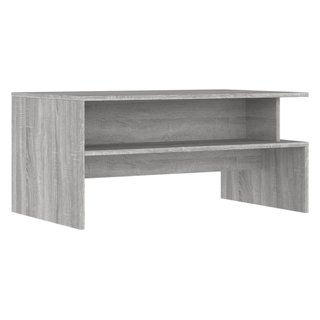 Coffee Table Grey Sonoma 90x55x42.5 cm Engineered Wood