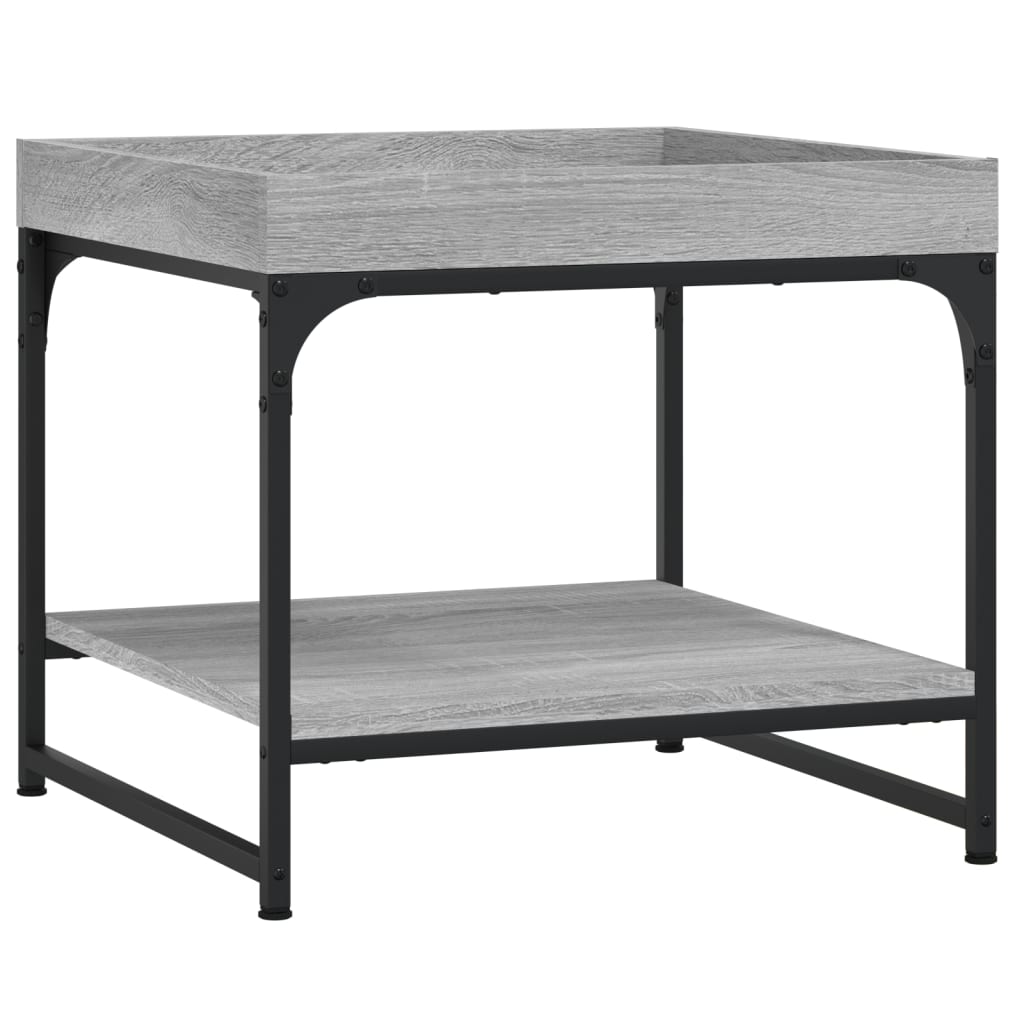 Coffee Table Grey Sonoma 49.5x49.5x45 cm Engineered Wood