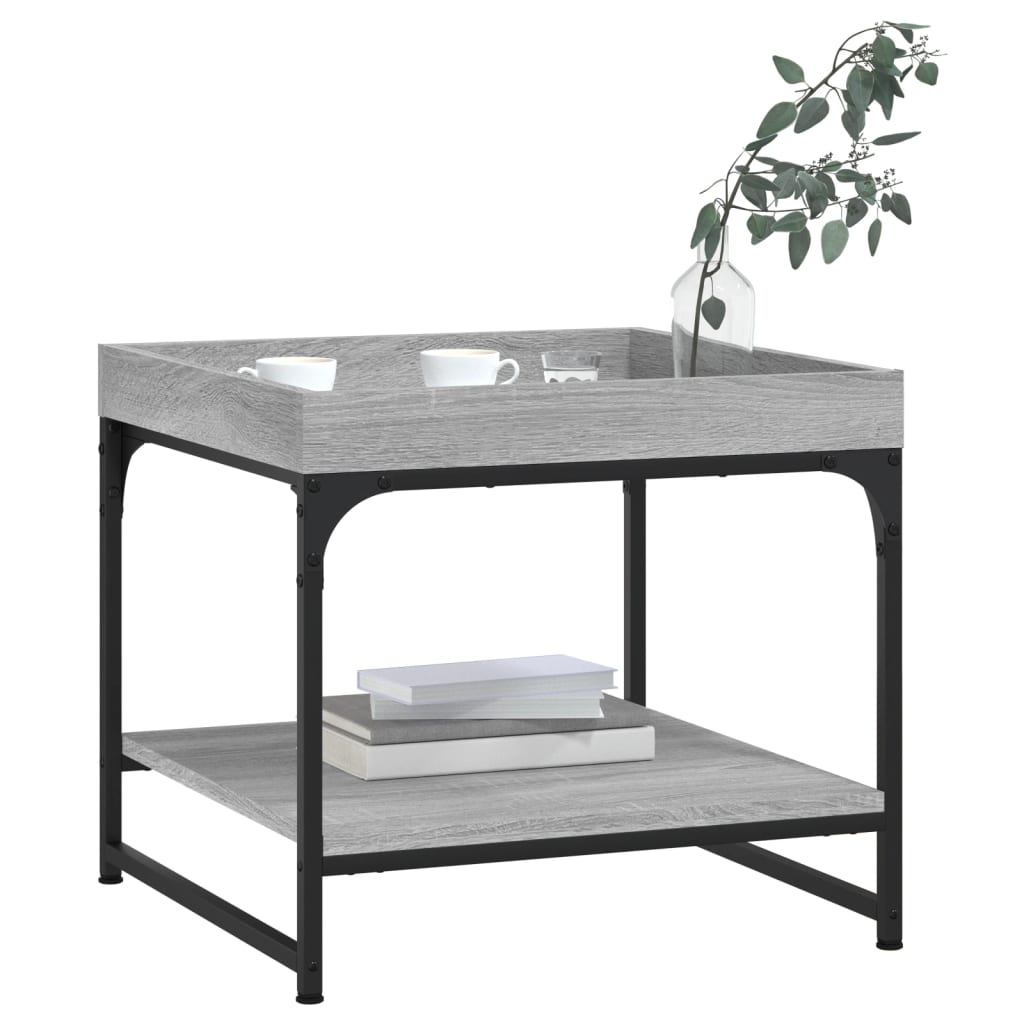 Coffee Table Grey Sonoma 49.5x49.5x45 cm Engineered Wood
