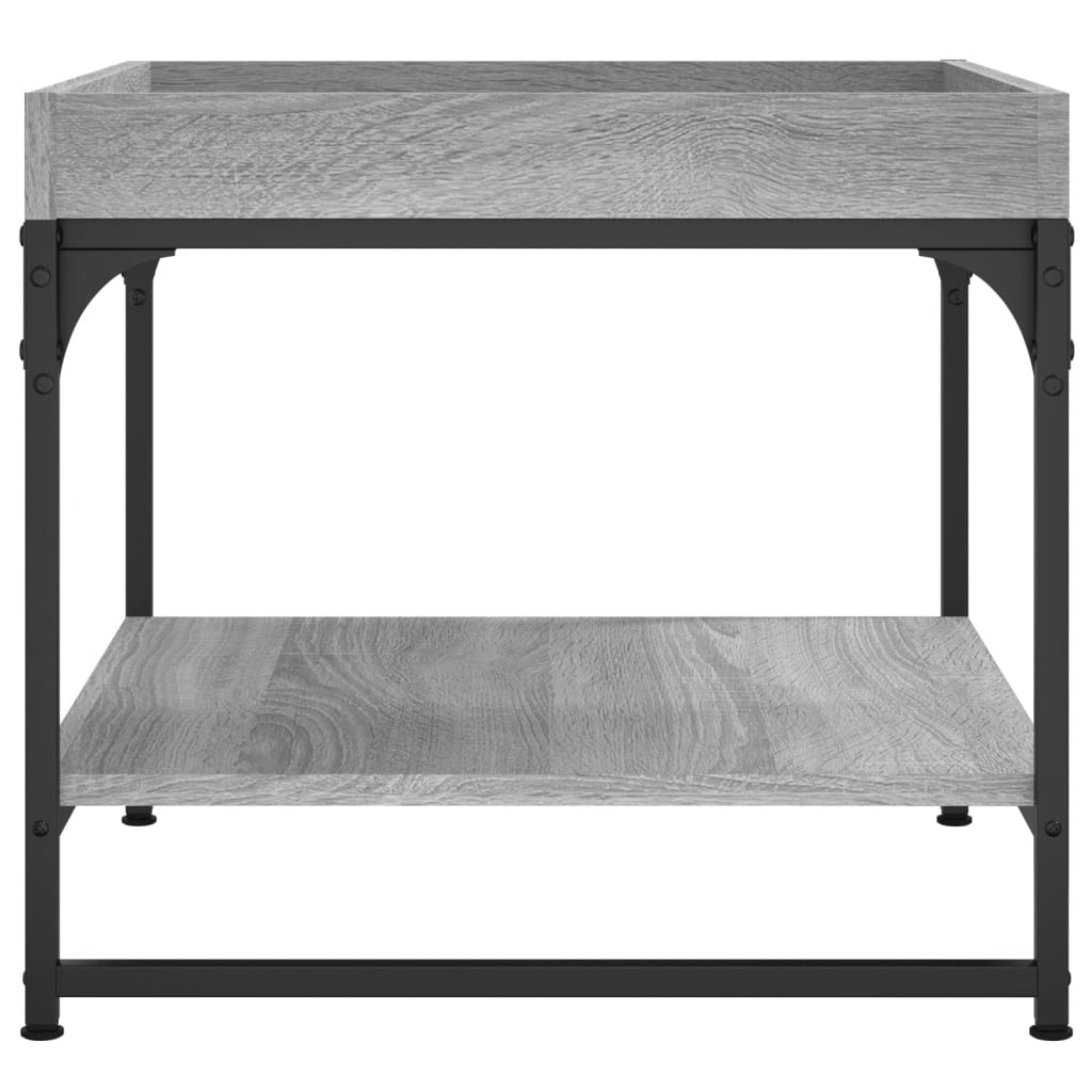 Coffee Table Grey Sonoma 49.5x49.5x45 cm Engineered Wood
