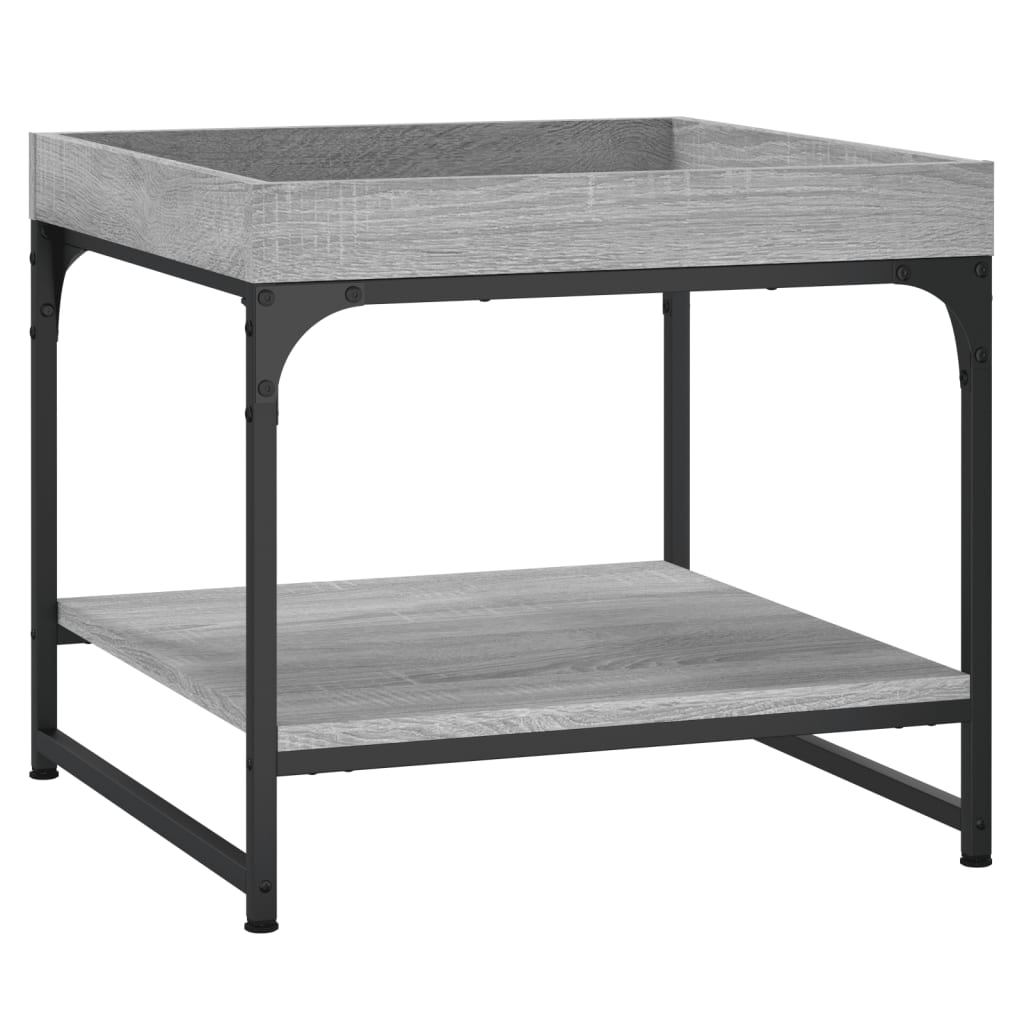Coffee Table Grey Sonoma 49.5x49.5x45 cm Engineered Wood