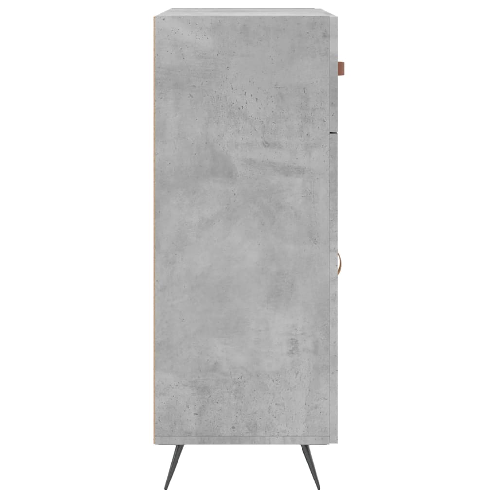 Sideboard Concrete Grey 69.5x34x90 cm Engineered Wood