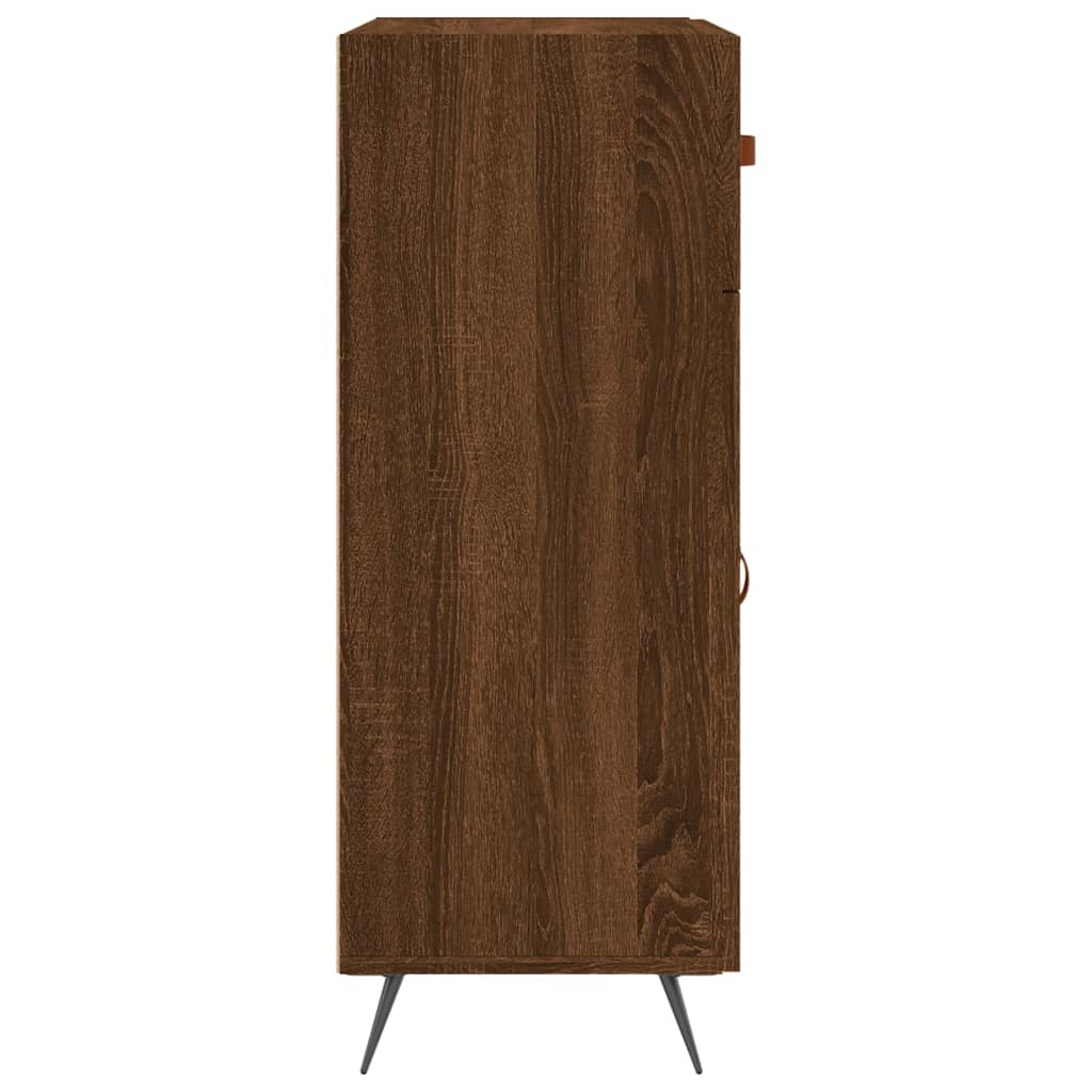 Sideboard Brown Oak 69.5x34x90 cm Engineered Wood