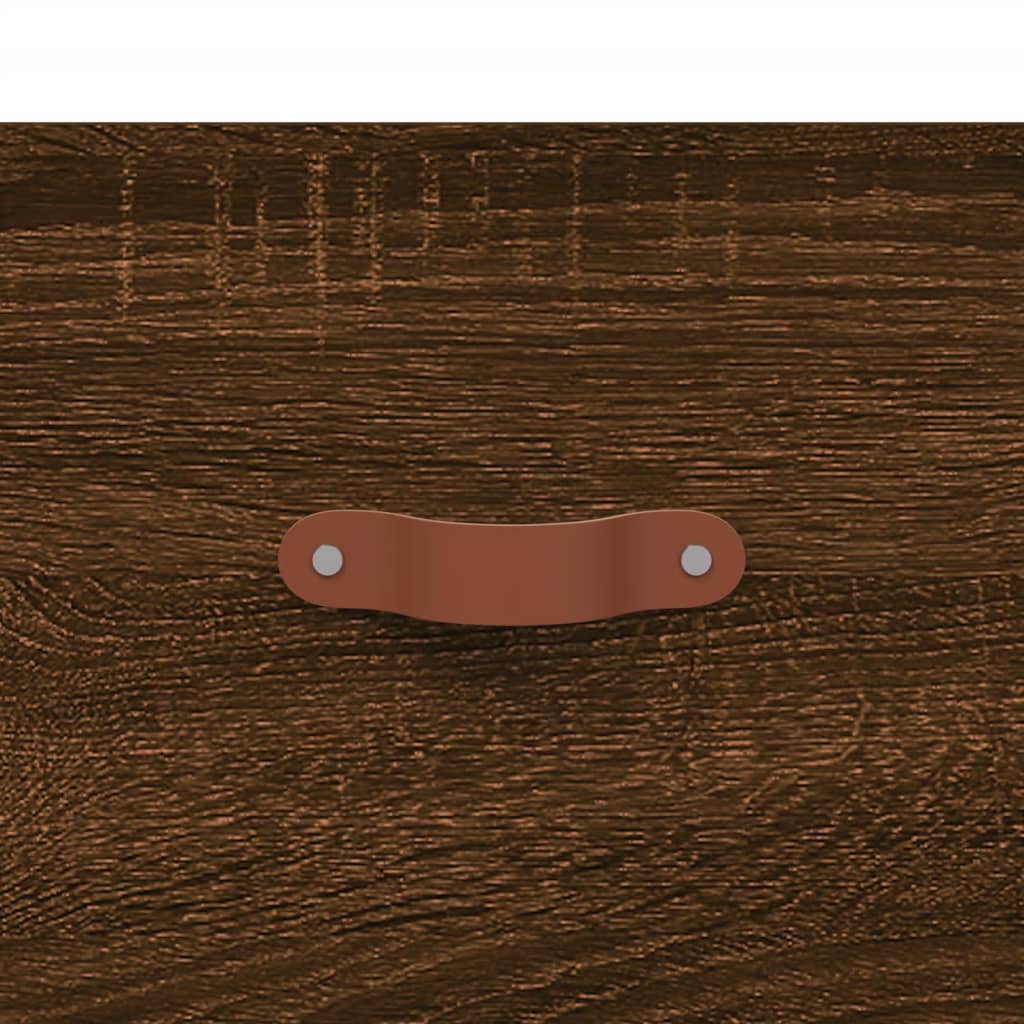 Sideboard Brown Oak 69.5x34x90 cm Engineered Wood