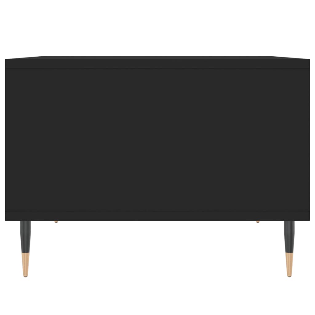 Coffee Table Black 60x50x36.5 cm Engineered Wood