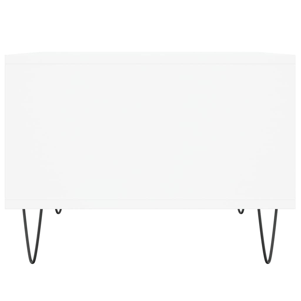 Coffee Table White 60x50x36.5 cm Engineered Wood