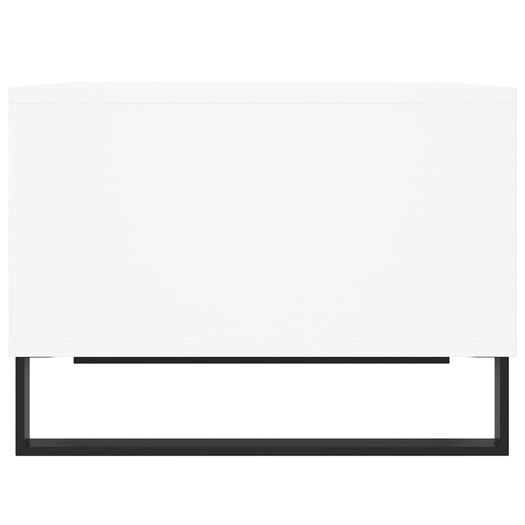 Coffee Table White 60x50x36.5 cm Engineered Wood