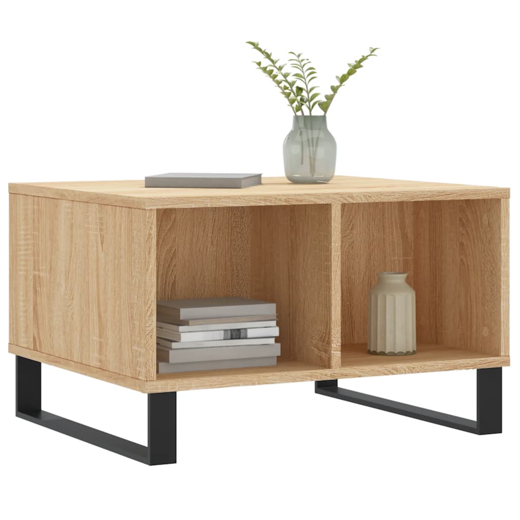 Coffee Table Sonoma Oak 60x50x36.5 cm Engineered Wood