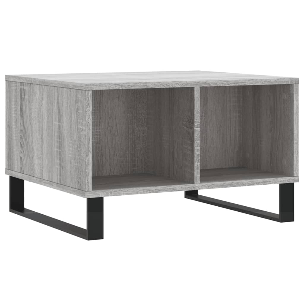 Coffee Table Grey Sonoma 60x50x36.5 cm Engineered Wood