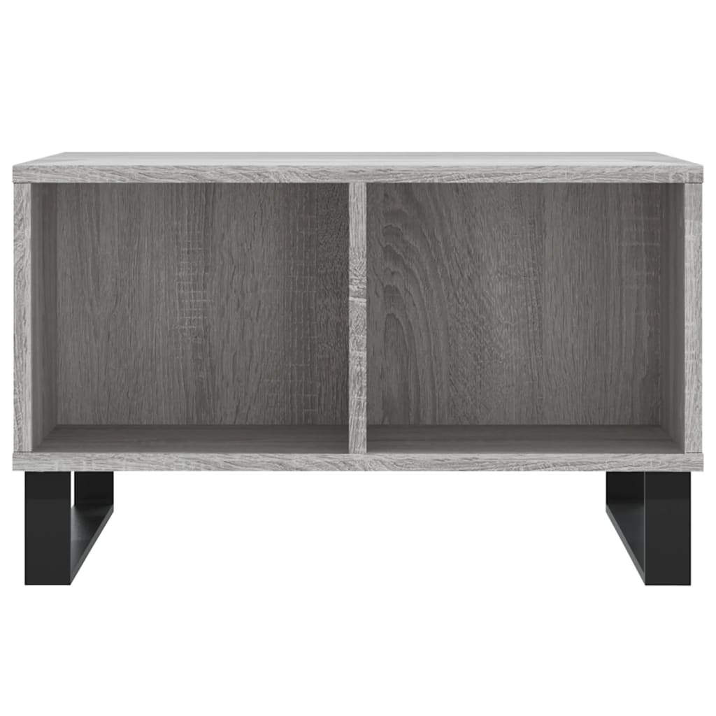Coffee Table Grey Sonoma 60x50x36.5 cm Engineered Wood