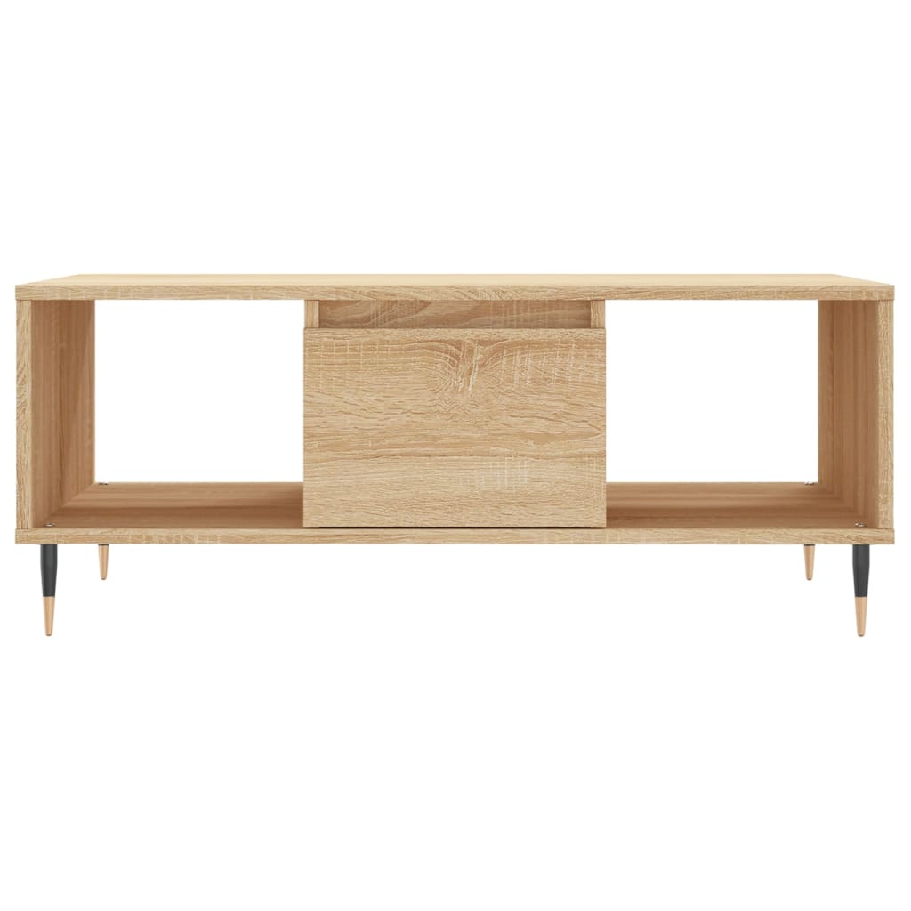 Coffee Table Sonoma Oak 90x50x36.5 cm Engineered Wood