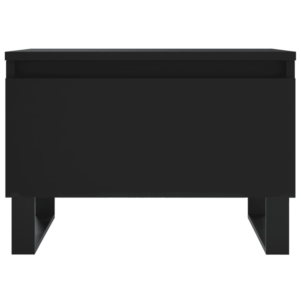 Coffee Tables 2 pcs Black 50x46x35 cm Engineered Wood