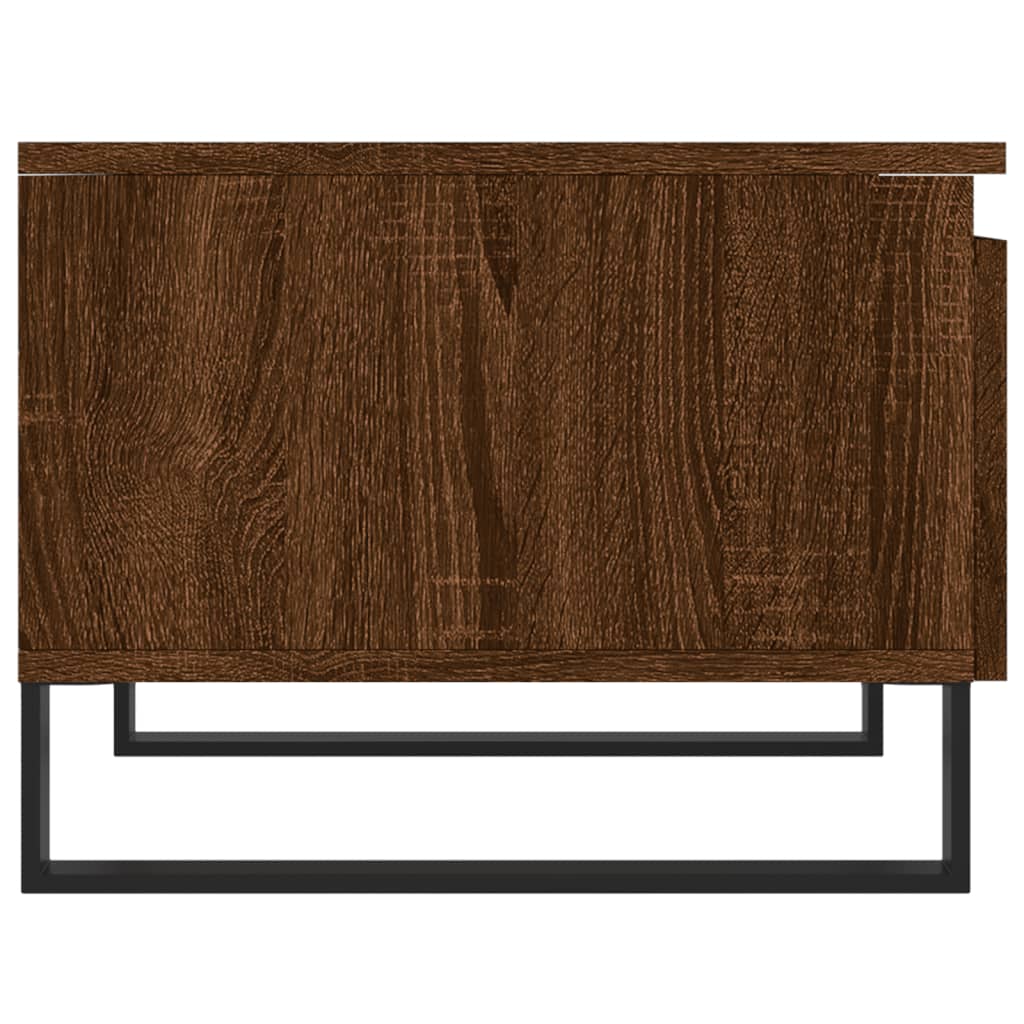 Coffee Table Brown Oak 50x46x35 cm Engineered Wood