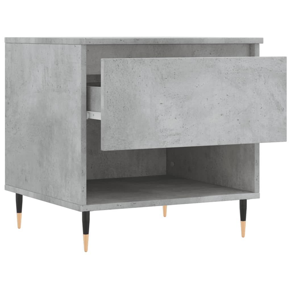 Coffee Table Concrete Grey 50x46x50 cm Engineered Wood