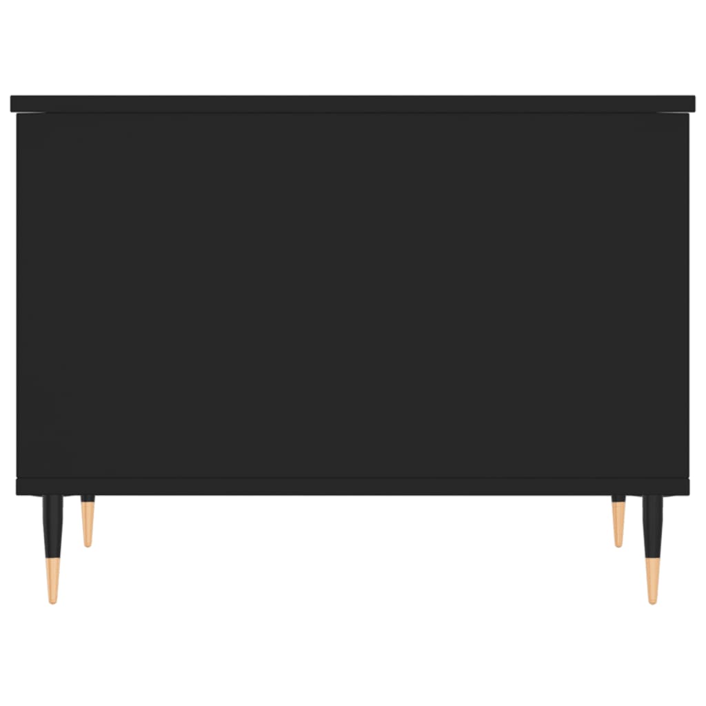 Coffee Table Black 60x44.5x45 cm Engineered Wood