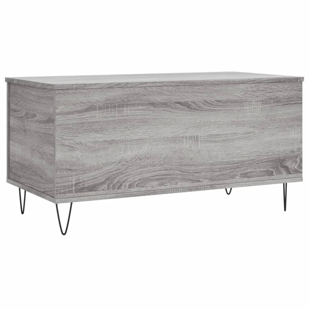 Coffee Table Grey Sonoma 90x44.5x45 cm Engineered Wood
