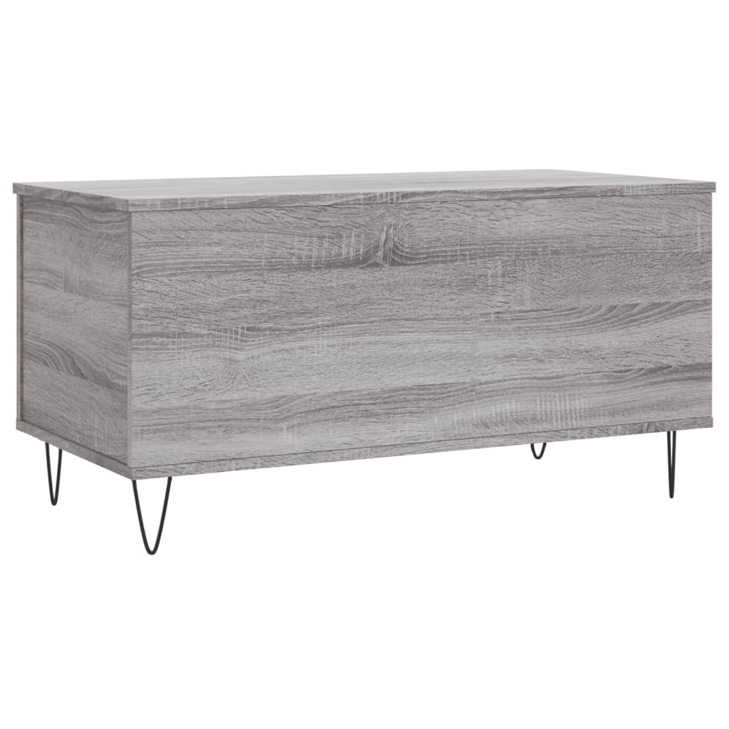 Coffee Table Grey Sonoma 90x44.5x45 cm Engineered Wood