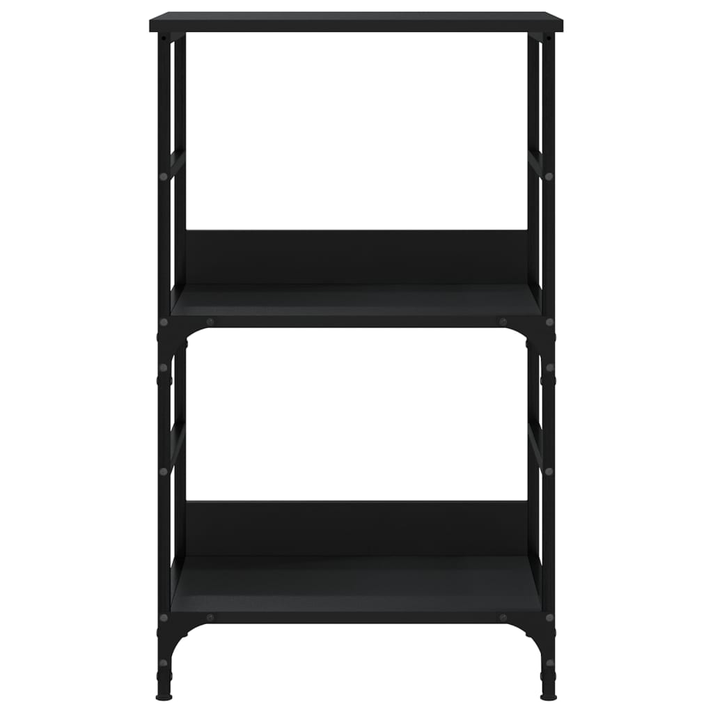 Bookshelf Black 50x33x82 cm Engineered Wood
